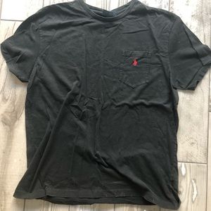 Polo Ralph Lauren- black pocket short sleeve T-Shirt Large